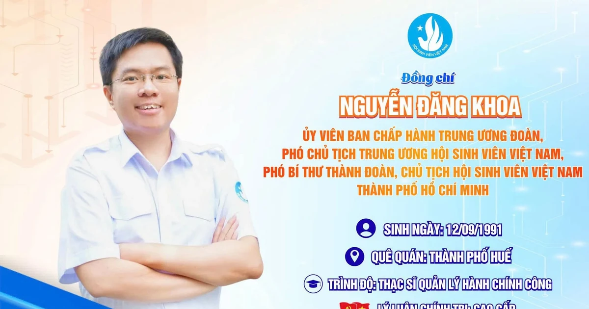 Trung ương Hội Sinh viên Việt Nam có tân Phó Chủ tịch